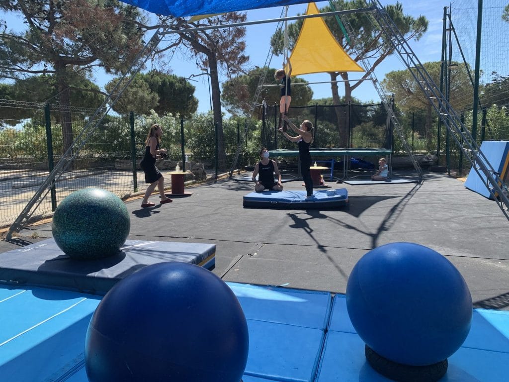 Activités circus camp au camping le floride