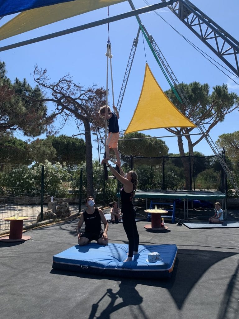 Village vacances au Barcares avec ecole de cirque