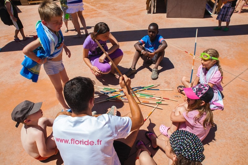 Animation club enfants village vacances le floride (langudeoc roussillon)
